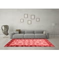 thumbnail image 3 of Ahgly Company Indoor Round Oriental Red Traditional Area Rugs, 3' Round, 3 of 4