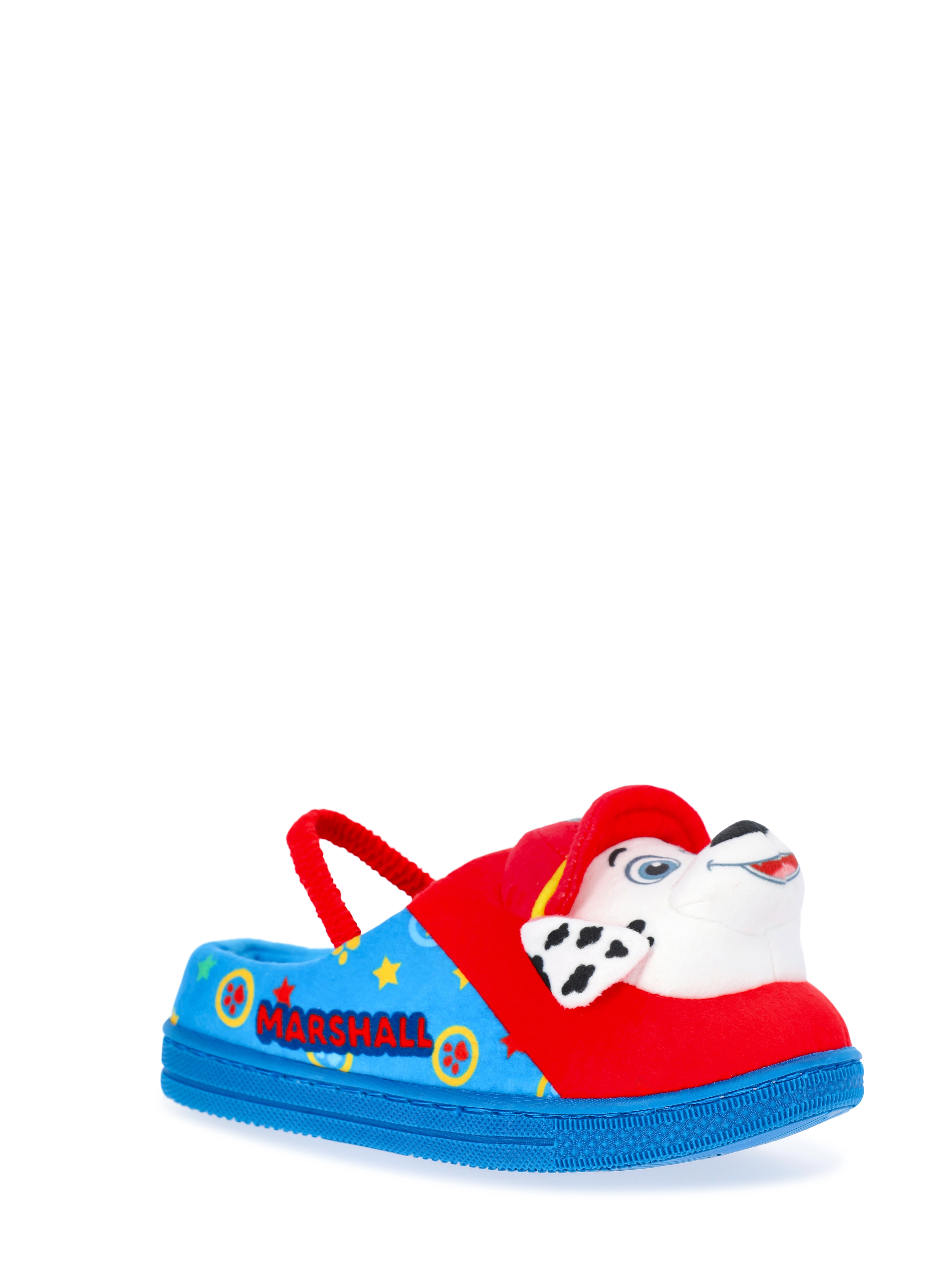 Paw Patrol Toddler Boys' Chase and Marshall 3D Character Slippers with Back Strap