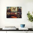 thumbnail image 2 of JEUXUS  Signing the Declaration of Independence, 4Th July 1776, C.1817 Canvas Wall Art Print  Home Decor, Artwork, 16x12inch, 2 of 6