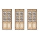 thumbnail image 5 of Puerta hueca exterior de madera en miniatura para decoración de jardín, sin pintar, para muebles A, 5 of 9