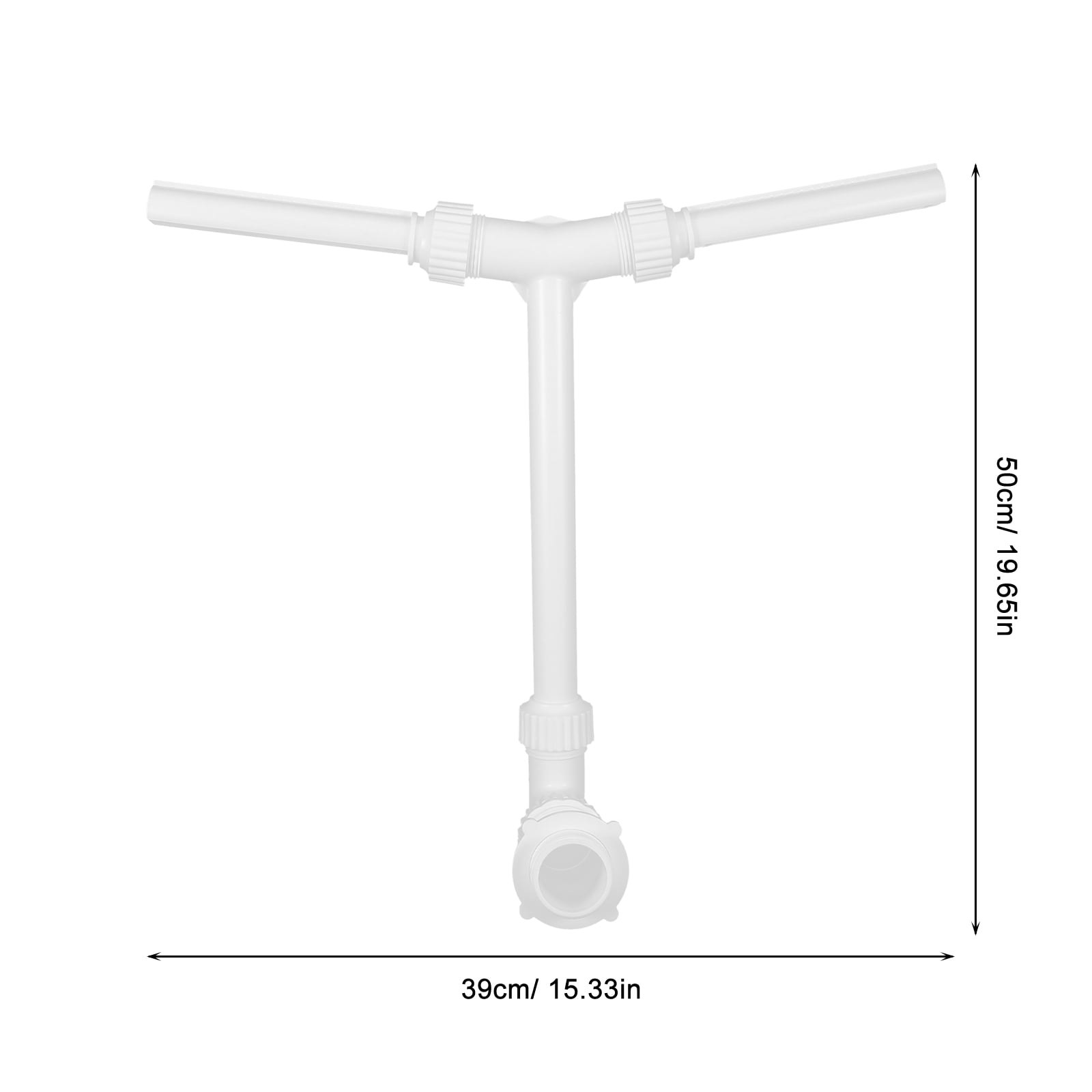 CRILSTYLEO Pool Fountain Rack Plastic White 1Set