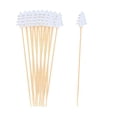 thumbnail image 4 of Juego de selecciones de aperitivos festivos: palillos de dientes de bambú hechos a mano para decoración de cupcakes 4 piezas, 4 of 8
