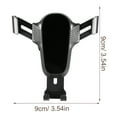 thumbnail image 2 of MLINS Vent Phone Holder Mobile Phone Holder Car Phone Holder Mount 10X9X6CM Black, 2 of 8