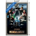 thumbnail image 3 of Star Wars: The Mandalorian Season 2 - Key Art by Andrew Switzer Wall Poster, 14.725" x 22.375", Framed, 3 of 3
