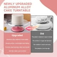 thumbnail image 7 of Cake Decorating Kit, 138pcs Cake Decorating Supply with Aluminium Cake Turntable, 64 Numbered Icing Piping Tips, 2 Spatulas, 3 Icing Comb Scraper and Leveller, 32 Piping Bags,cake decorating tool, 7 of 7