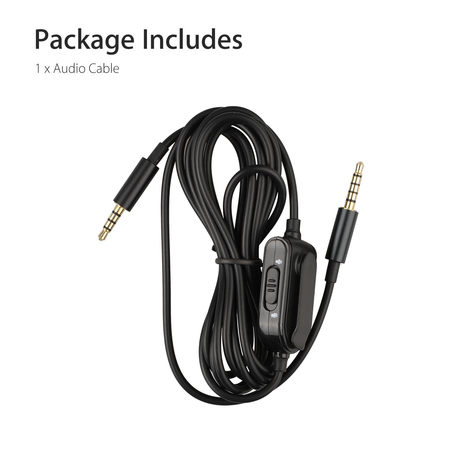 Eeekit For Astro A10 0 Gaming Headset Replacement Audio Cable Cord 3 5mm Audio Talkback Chat Cable Cord Compatible For Xbox One Ps4 And Pc Gaming Walmart Com Walmart Com