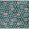 thumbnail image 4 of oneOone Organic Cotton Poplin Twill Fabric Geometric & Flamingo Bird Print Sewing Fabric BTY 42 Inch Wide, 4 of 4