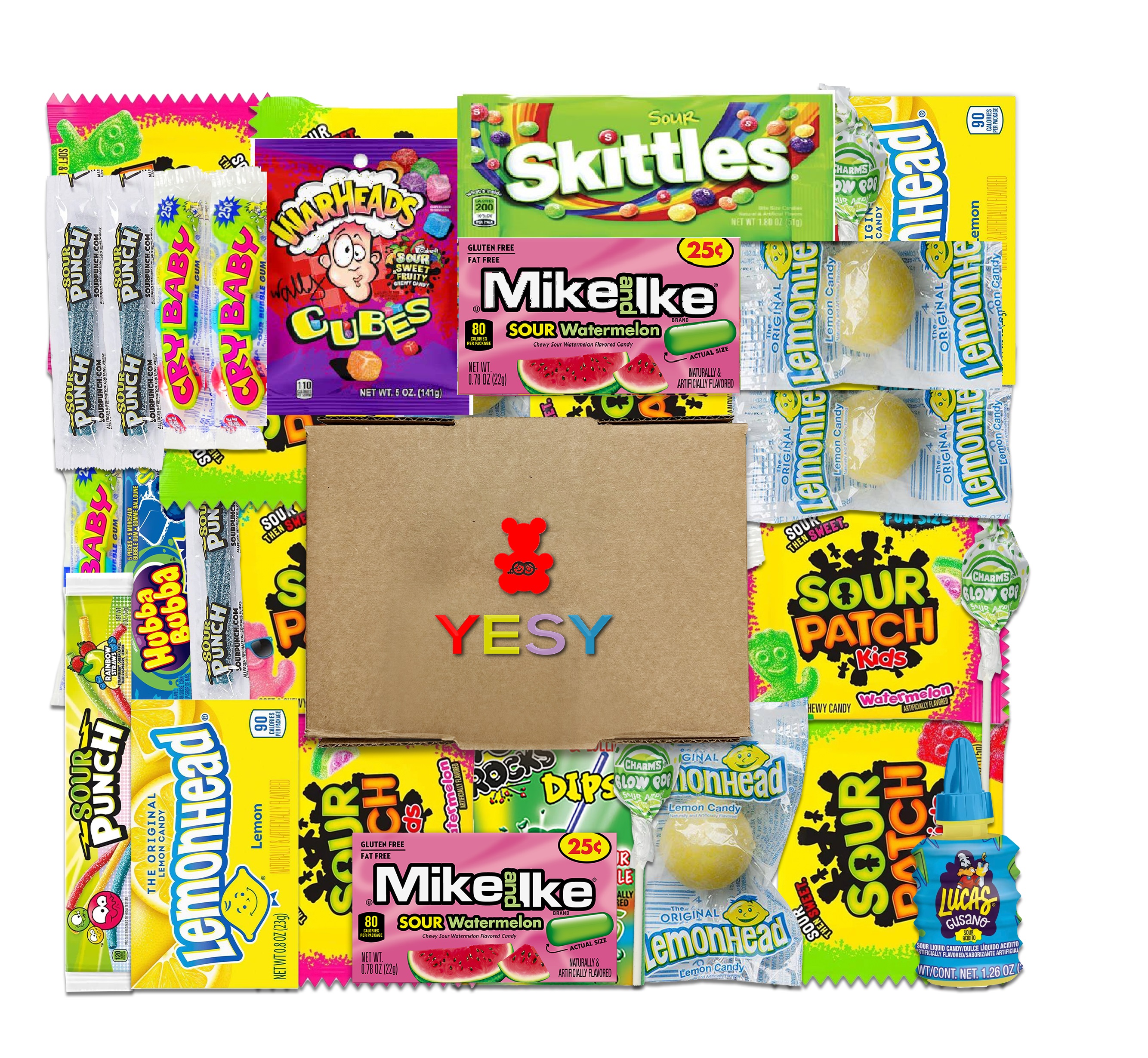 Sour Candy Box Bulk Sour Candy Variety Pack Individually Wrapped