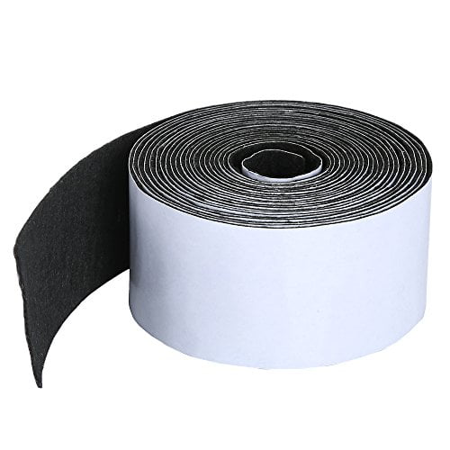 Pllieay 1 Pack Felt Tape in Self Adhesive, Polyester Felt Tape Furniture Felt Strips 1.96 inch x 0.04 inch x 14.7 feet for Furniture and Hard Surfaces