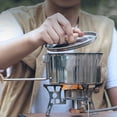 thumbnail image 5 of unbranded  Portable Pot Coffee for Camping Kettles Bucket Travel Silver, 5 of 8