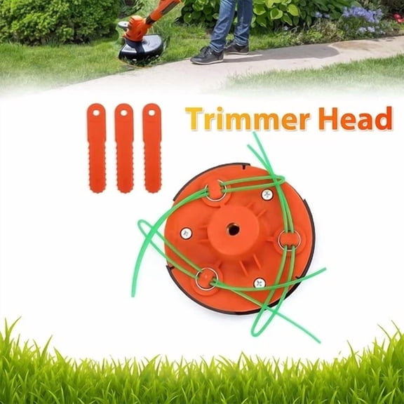 PURELY- Universal Replace Lawn Trimmer Head For Weed Wacker, Garden Grass Cutting Tools