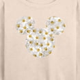 thumbnail image 3 of Mickey & Friends - Mickey Head Daisies - Women's Lightweight French Terry Long Sleeve Shirt, 3 of 5