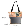 thumbnail image 3 of Bingfone Colorful Dogs Women Shoulder Tote Bags Casual Bag Ladies Shopping Handbag, 3 of 7