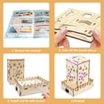 thumbnail image 5 of Syenll 4 in 1 STEM Science Kits for Kids, Wooden Arts and Craft Kits, 3D Puzzles DIY Building Engineering Set for Boys Girls Age 8-12, 5 of 9