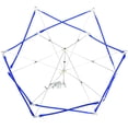 thumbnail image 3 of Máquina azul del tenedor de la bobinadora de la secuencia del ganchillo de la forma del paraguas del hierro que hace punto, 3 of 12