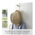 thumbnail image 4 of Yamazaki Home  Over-the-Door Hook, Steel - L 3.86 x W 0.59 x H  7.09 inches White, 4 of 7