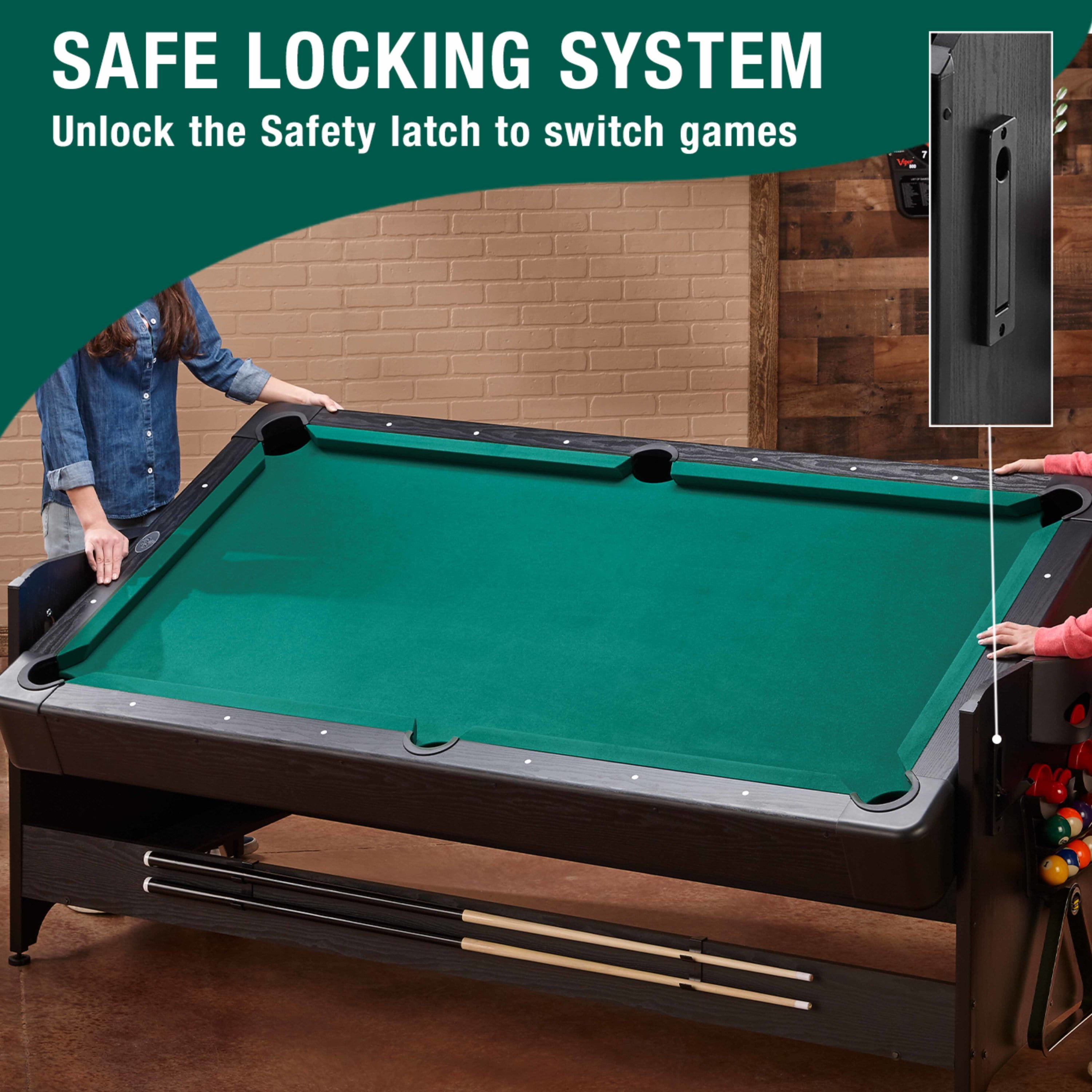 Fat Cat Original 3-in-1 Green 7' Pockey™ Multi-Game Table – Pro Pool Store