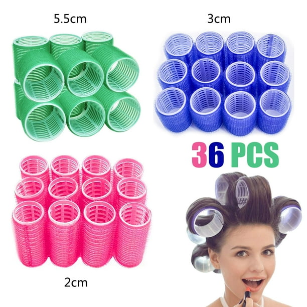 Jumbo Size Hair Roller sets, Self Grip, Salon Hair Dressing Curlers