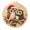 A005- Style E, variant on Needle Felting Kit with 8 in Hoop,Christmas Diy for Mantel Decor,Snowman Wall Hanging Decor,1 Set