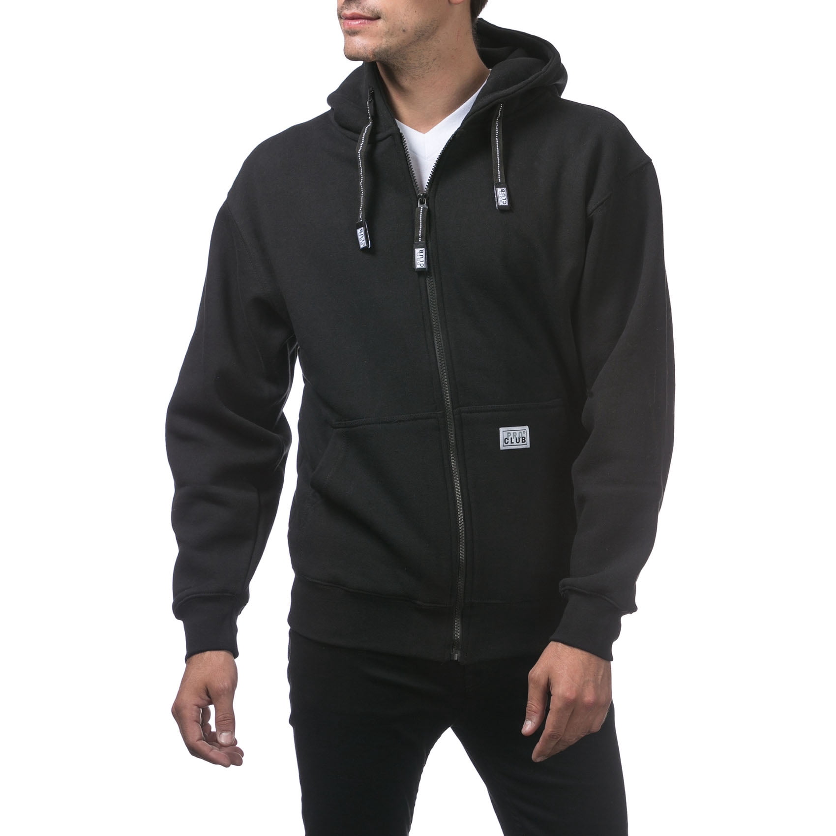 Pro Club Men's Heavyweight Full Zip Fleece Hoodie