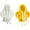 White+Yellow, variant on Gear Shift Hoodie, Gear Shift Cover, Universal Car Shift Knob Hoodie, Mini Hoodie for Car Shifter, Automotive Interior Cute Gadgets, Car Accessories and Decorations(2pcs)