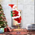 thumbnail image 5 of Musical Climbing Santa – Electric Santa on Rope, Battery Operated, Climbs Up and Down, Fun Christmas Holiday Decoration Gift, 5 of 6