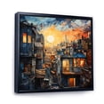 thumbnail image 2 of Designart "Dreamlike Metropolis VII" Abstract Realism Floater Framed Canvas Print, 2 of 7