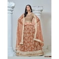 thumbnail image 2 of Custom Made Classy Orange Net Lehenga Choli For Women Indian Wedding Party Wear Lengha Choli, 2 of 5