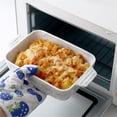 thumbnail image 3 of 1400ML/2800ML Ceramic Double Ear Oven Baking Plate Curry Rice Pasta Large Deep Plate, 3 of 6