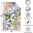 thumbnail image 3 of GZHJMY Easter Bunny Kitchen Dish Towel 4 Pack, Soft Absorbent Dishcloths Reusable Hand Towel Washable Tea Towels for Home Kitchen Bar Table Decor, 28 x 18 Inch Washcloths Decorative Towels, 3 of 7