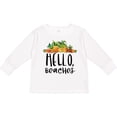 thumbnail image 3 of Inktastic Hello, Beaches Group of Pineapples Boys or Girls Long Sleeve Toddler T-Shirt, 3 of 5