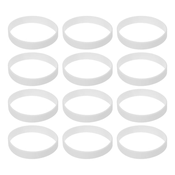 HONMEET 50Pcs Elastic Silicone Bracelet for Men and Women Sports Wristbands