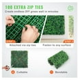 thumbnail image 4 of Artificial Boxwood Panels 12-Pack, 10x10 inch, UV Protected Privacy Hedge, Indoor Outdoor Grass Wall Backdrop for Garden Fence, Backyard Decor, 4 of 5