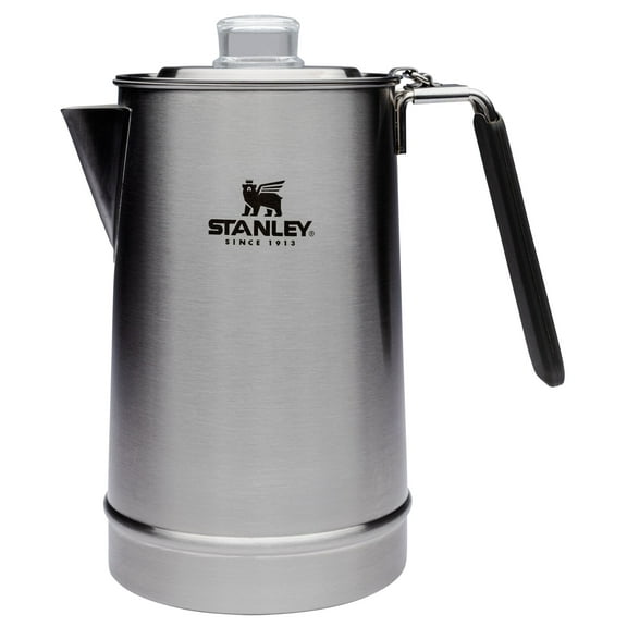 Stanley Stainless Steel Camp Accessory Coffee Percolator, 1.1 qt