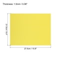 thumbnail image 2 of Glitter EVA Foam Sheets Yellow 10.8x8.4 Inch 1.5mm for Arts and Crafts Pack of 2, 2 of 6