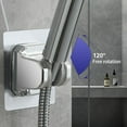 thumbnail image 6 of Shower Head Holder,Large Wall Mount Strong Adhesive,Wall Mount Adjustable Handheld Showerhead Bracket,Strong Adhesive No Drilling,for RV Bathroom Shower,Fix Firmly and Use Conveniently(Green), 6 of 9