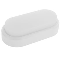 SASABAXI 1Set Flat Oval LED Ceiling Light for Outdoor Use in Warm White Color