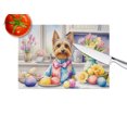 thumbnail image 4 of Decorating Easter Silky Terrier Glass Cutting Board 12 in x 15 in, 4 of 5