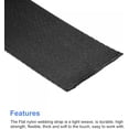 thumbnail image 3 of map Flat Nylon Webbing Strap 1.5 Inch 10 Yards Black for Backpack, Luggage-rack, 3 of 5