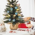 thumbnail image 3 of Lzobxe Christmas Ornaments 36PCS Christmas Xmas Tree Ball Bauble Hanging Home Party Ornament Decor 3CM Christmas Gifts, 3 of 6