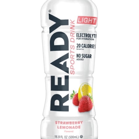 Ready Sports Drink Light Strawberry Lemonade 16.9 fl oz 12-count