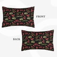thumbnail image 2 of Honeii Red Chili Pattern Decorative Throw Pillow Case - Elevate Your Couch, Sofa, or Bed with Stylish Home Decor-14"x20", 2 of 6
