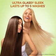 Garnier Fructis Sleek and Shine Fortifying Shampoo for Frizzy, Dry Hair, 12.5 fl oz