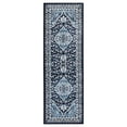 thumbnail image 2 of Superior Glendale Oriental Medallion Indoor Runner Rug, 2'7"x8', Blue, 2 of 6