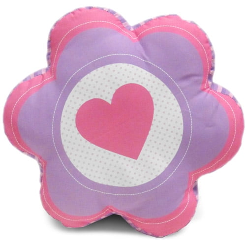 Mainstays Kids' Decorative Pillow, DieCut Flower