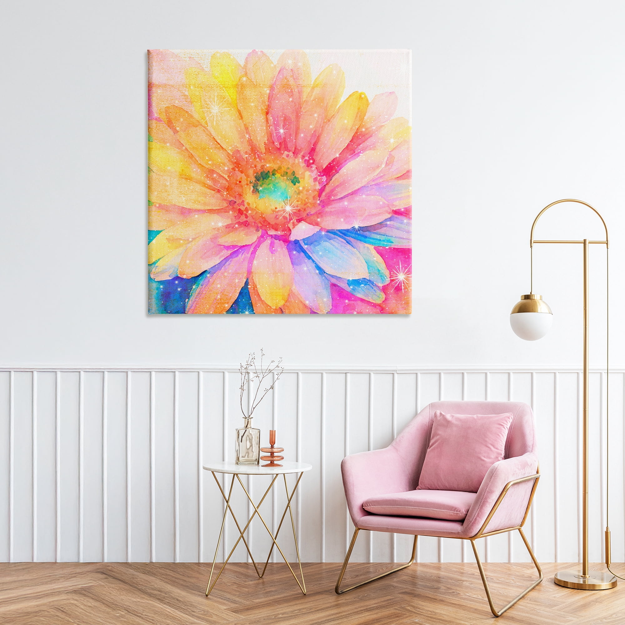 Stupell Industries Bloomtopia Shimmer Blossom Canvas Wall Art, design by Vibelicious