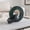 Green, variant on Marble Double Ring Sculpture for Home and Bathroom Decor - Decorative Office Accent for Desk, Shelf, or Coffee Table - Intertwined Statue Ornament for Living Room Decor - 6", White & Black