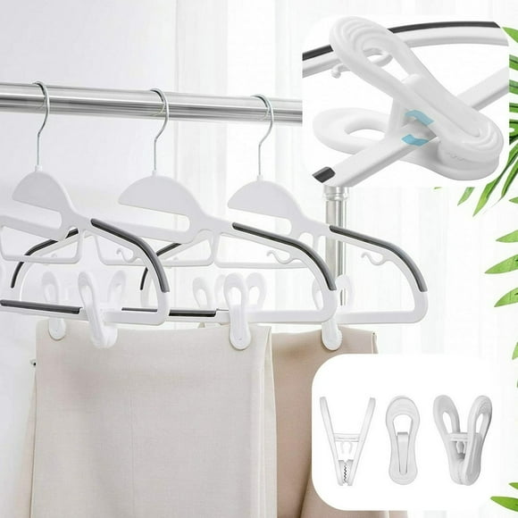 POINTERTECK Round Head Plastic Clip Round Pipe Hanger Clip Plastic Clip