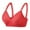 Red, variant on Jacenvly Clearance Wireless Bras for Women Support Bra Wire Free Underwear Onepiece Bra Everyday Underwear Bras