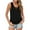 Black, variant on Anygrew Summer Womens Sleeveless Criss Cross Casual Tank Tops Basic Blouse